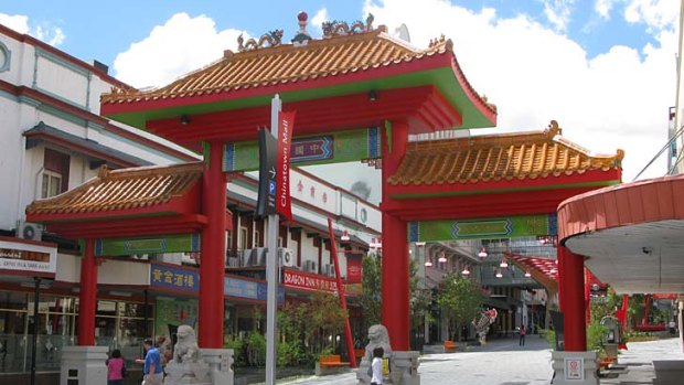Chinatown Mall in Brisbane's Fortitude Valley where the New Year festivities will be in full swing throughout the week.