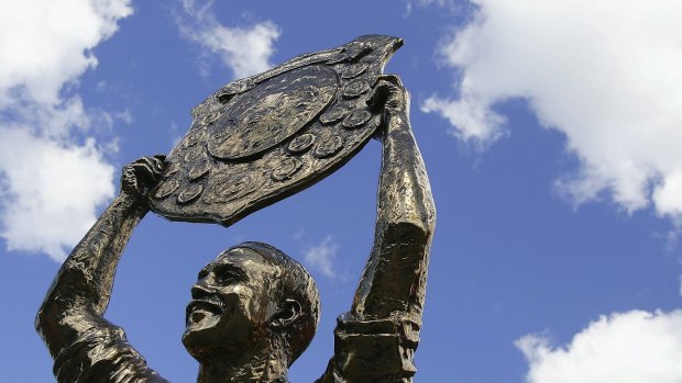 Statue of Wally Lewis which stands outside Suncorp Stadium, or Lang Park as traditionalists call it.