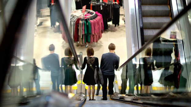 Customers are coming back to department stores.