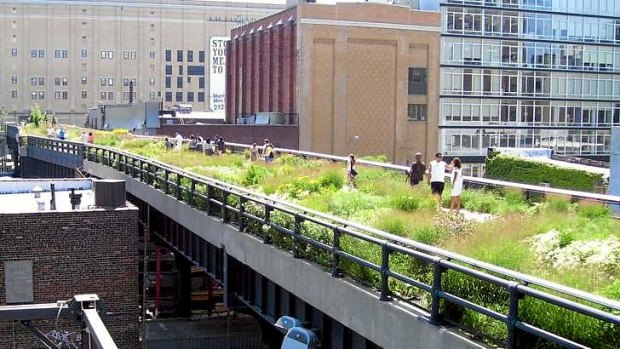 The High Line park in New York ... "It is about a new way of seeing the city."