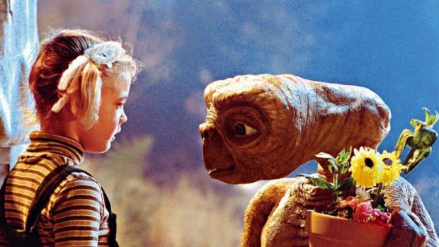Still from the movie <i>E.T.  The Extra-Terrestrial - The 20th Anniversary</i>.