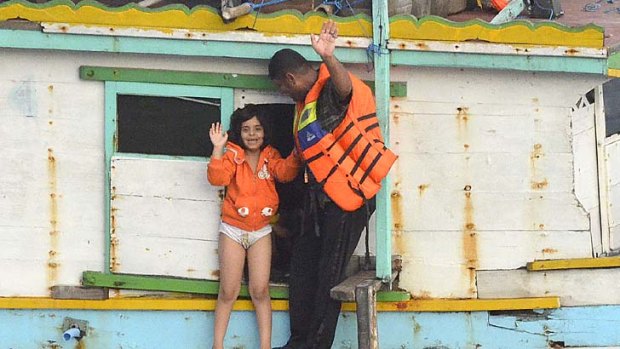 New arrivals: Asylum seekers reaching Christmas Island.