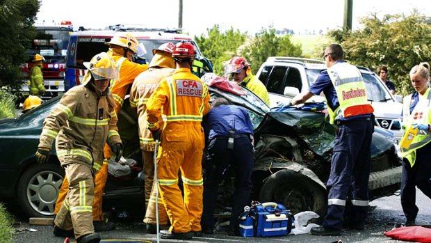 Deadly impact ... there have been 360 deaths on NSW roads so far in 2012, compared with 347 in all of 2011.