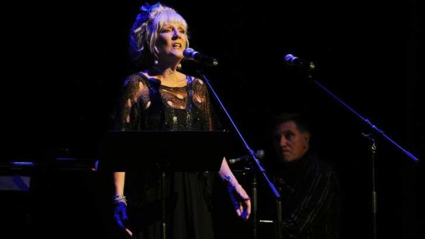 Moya Simpson and John Shortis perform a set from <i>Prime Time</i>.