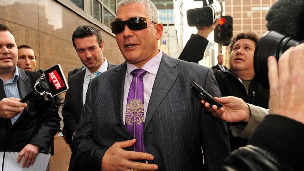 Mick Gatto after an earlier court appearance.