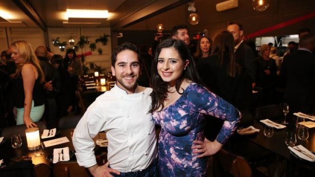 Restaurant Revolution contestants Nathan and Maz inside their Melbourne pop-up.