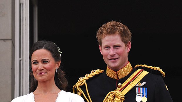 Philippa Middleton  and Prince Harry.