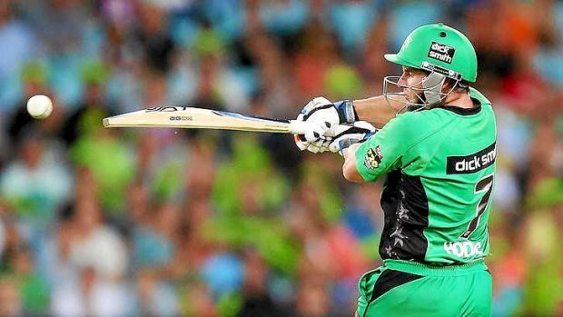 On fire: Brad Hodge's Melbourne Stars are the team to beat in the T20 Big Bash.