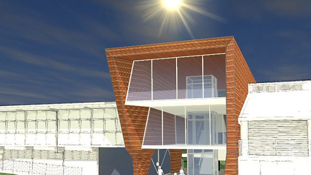 An artist's impression of the Ashgrove headquarters on the old Ithaca TAFE site.