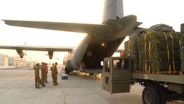 An Australian C-130 transport plane has been dropping food and water to thousands of Yazidi refugees stranded in barren mountainous areas in northern Iraq.