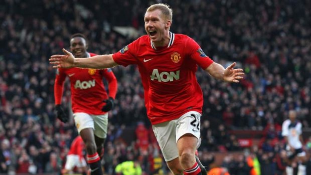 Playing another season ... Paul Scholes.