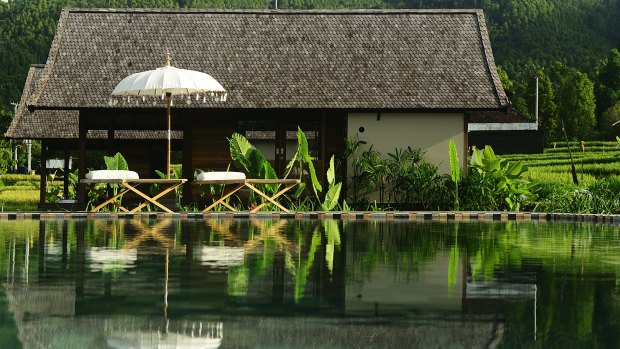 Serenity reigns: Sanak Retreat in Bali is peaceful and serene, a million miles away from the tourist resorts.