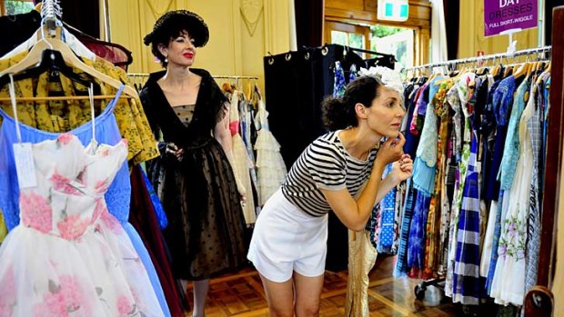 Head for fashion &#8230; the growing second-hand trend has resulted in a new class of customers seeking unique and cheap clothing.