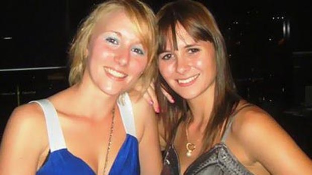 Hailey Turner (right) with sister Lauren.