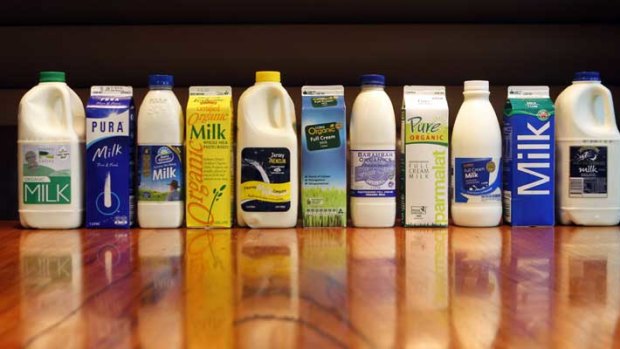 Price war ... supermarkets are selling milk for $1 a litre.