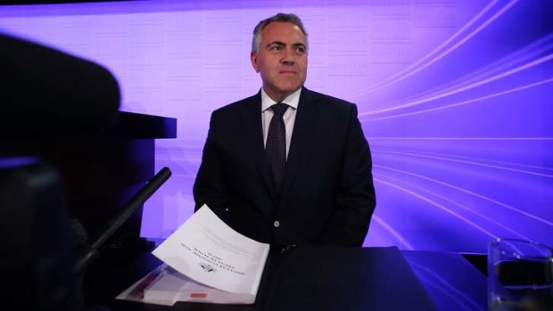 Treasurer Joe Hockey says 'spending cuts rather than taxes will be required'.