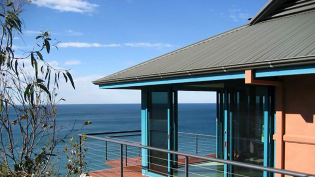 High and mighty ... deck-house guests can see, hear and smell the ocean.