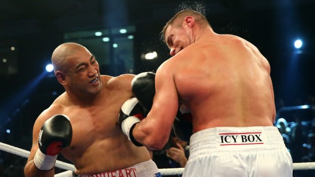 Boilover: Leapai's shock defeat of Denis Boytsov earned him a crack at the world championship.