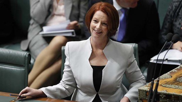 Tearing strips &#8230; the Prime Minister has become the darling of the social media set with her excoriation of Tony Abbott in Parliament this week.