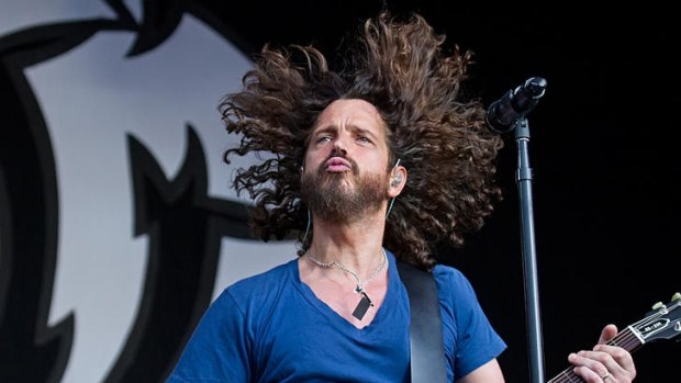 Soundgarden's Chris Cornell performing at Sunday's Big Day Out at Flemington.