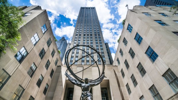 Rockefeller Plaza is one of New York's most iconic buildings. 