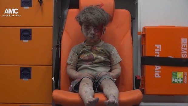 The image of Omran Daqneesh.