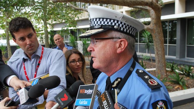 Deputy WA Police Commissioner Chris Dawson in Perth shortly after the verdict on Thursday.