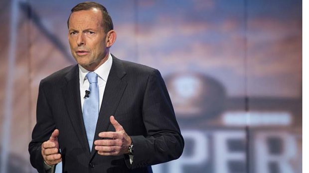 Techspert? Tony Abbott outlines the Coalition's national broadband network.