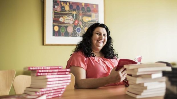 Debut novel: Author Tamar Chnorhokian at the University of Western Sydney Bankstown campus.