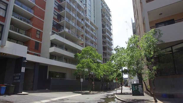 Student housing on the corner of Broadway and Wattle Street in Ultimo.