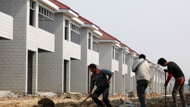While property in China has been running hot, there are concerns that economic growth is tailing off too rapidly.