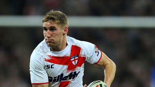 Cross-code wonder ... England rugby league fullback Sam Tomkins.