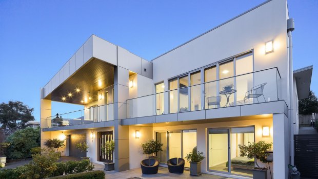 The luxury home at 28 James Street, Curtin, broke the sales record in the suburb.