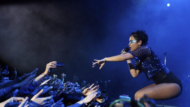 Lily Allen performs in Buenos Aires earlier this month.