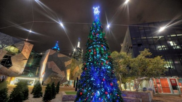 Federation Square is one place where there will be plenty of Christmas spirit this year.
