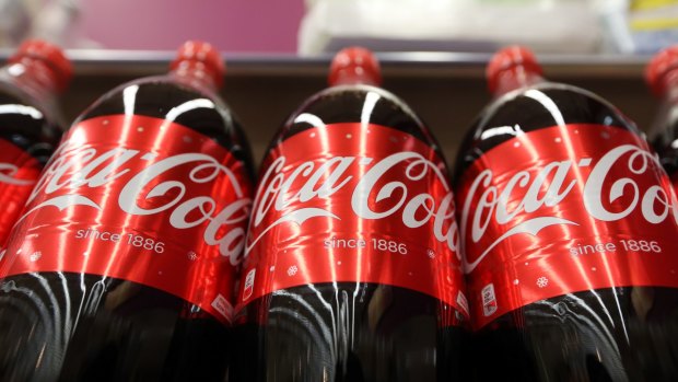 Coca-Cola shares are down sharply on Friday.