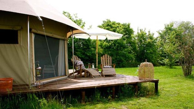 Nature calls ... rural calm under canvas is just 20 minutes from Venice.