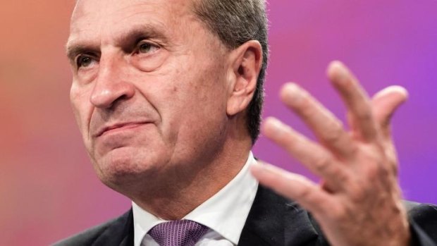 Techno whizz: Gunther Oettinger, the EU's incoming digital economy and society commissioner