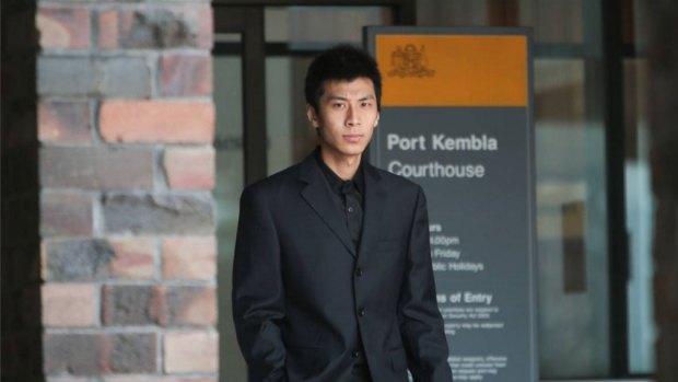 Xudong Zhang in Port Kembla for a court appearance earlier this week. Picture: 