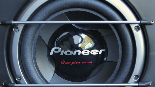 Pioneer speaker.
