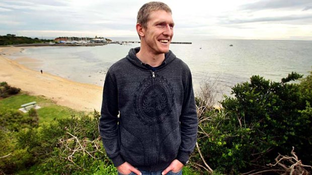 Country boy: Ben McEvoy finds the city claustrophobic and enjoys living at Mt Martha.