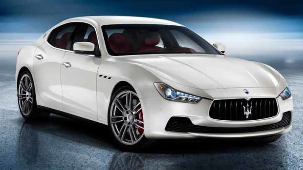 Coming soon: mid-size Maserati Ghibli.