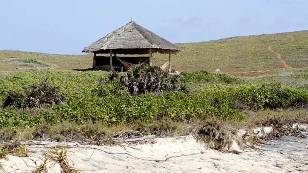 A beach hut at the Kiwayu Safari Village resort in Kenya, where gunmen killed British man David Tebbutt and kidnapped his wife, Jane.