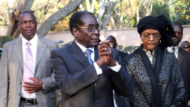 Return...President Mugabe reappeared in public on Wednesday.