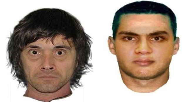 Wanted: images of two men wanted in connection with burglaries at Bellfield.