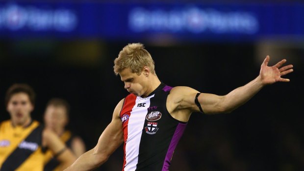 Nick Riewoldt has been hampered by recent calf issues.