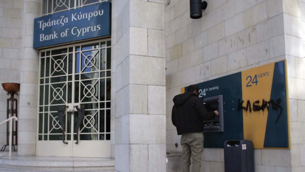 About 70 per cent of Cypriots work in financial services and banking.
