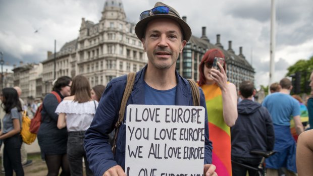 Not everyone in Britain wants to leave the European Union.