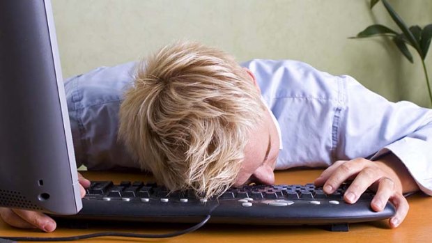 A crisp white shirt will go a long way to hide your hangover, but sleeping on your keyboard may not.