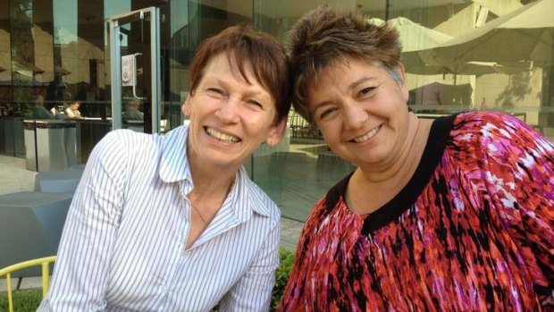 Kristina Olsson and Melissa Lucashenko, both winners of 2013 Queensland Literary Awards.